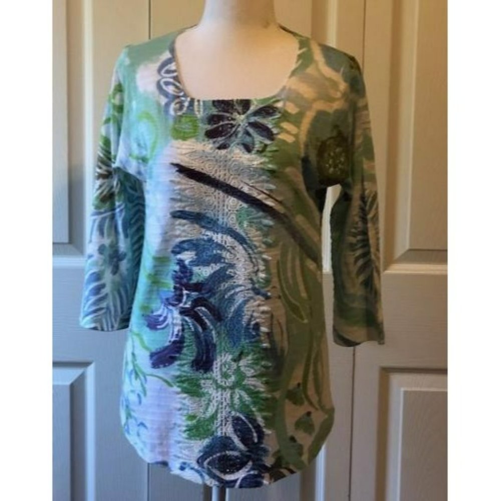 🦩2/$29🦩Atelier5 by Godze Yilmaz Floral Print Top S